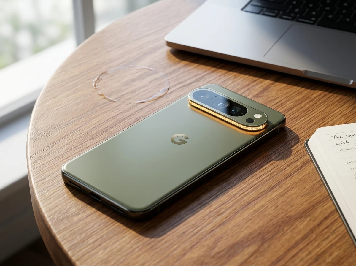 Google Pixel 11 Pro Olive camera bar HiLight review