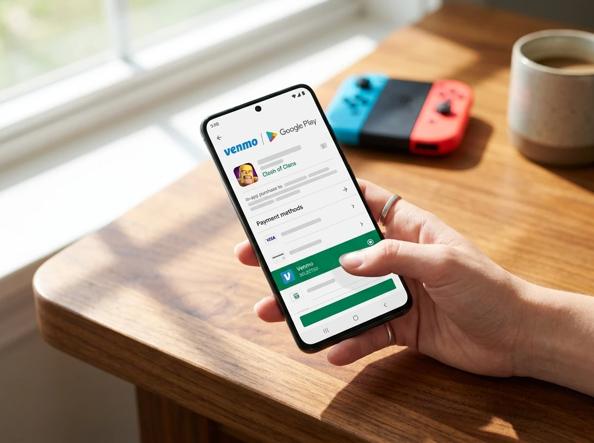 Google Play Venmo payment option for apps games checkout