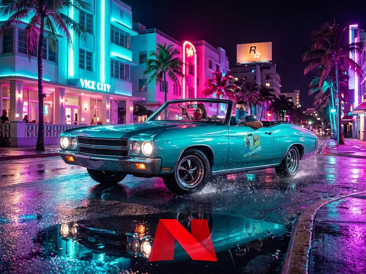 GTA 6 extended look Netflix premiere August 27 Vice City