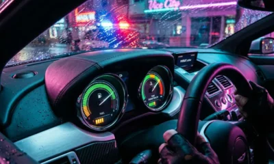 GTA 6 vehicle fuel and engine meters leak gameplay UI