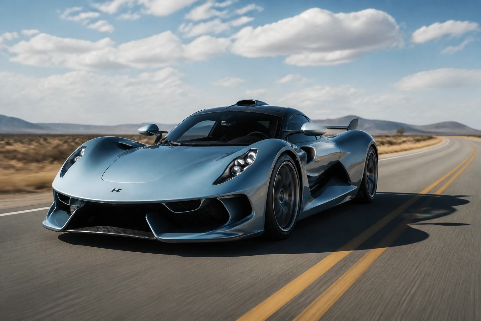 Hennessey Blackbird hypercar analog manual SR-71 design