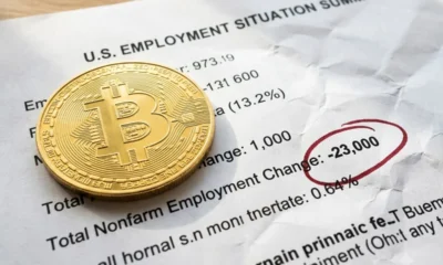 July 2026 nonfarm payrolls fall Bitcoin price rise Fed