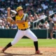 Kinley Rasmus pitching Little League World Series white bow