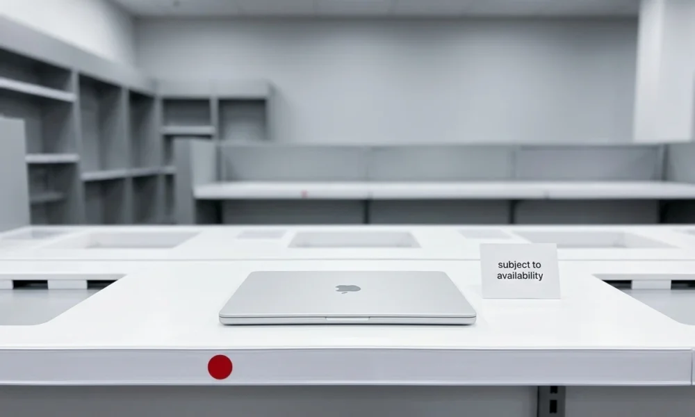 MacBook Air M5 shipping delays memory shortage September 2026