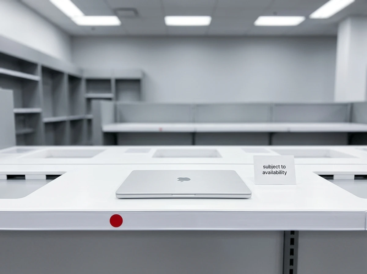 MacBook Air M5 shipping delays memory shortage September 2026