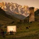 Mestia international film festival Svaneti Georgia mountains towers