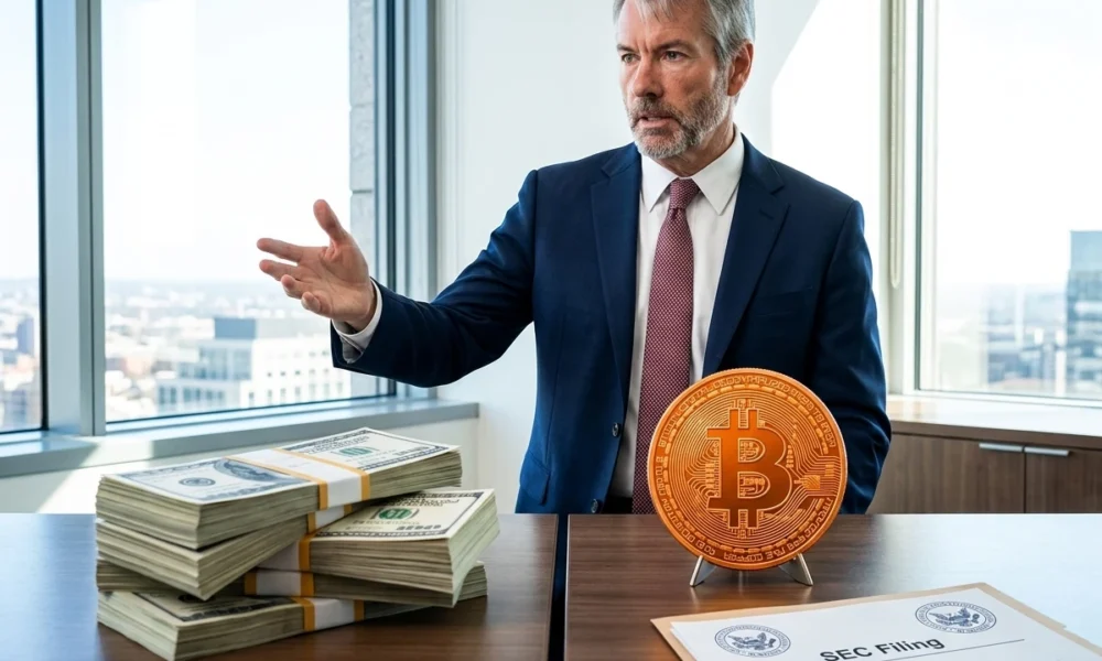 Michael Saylor Strategy USD Cash pool bitcoin holdings
