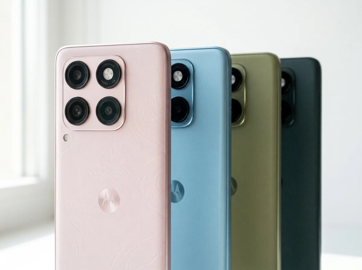 Motorola Edge 70 Neo leaked renders four bold colors