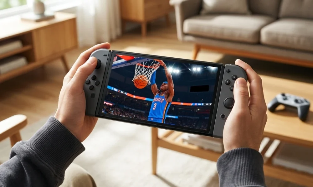NBA 2K26 free Game Trial Nintendo Switch 2 handheld play