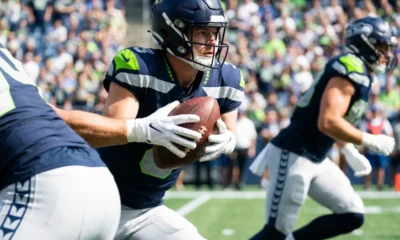 NFL preseason Week 2 rookie quarterback under center snap