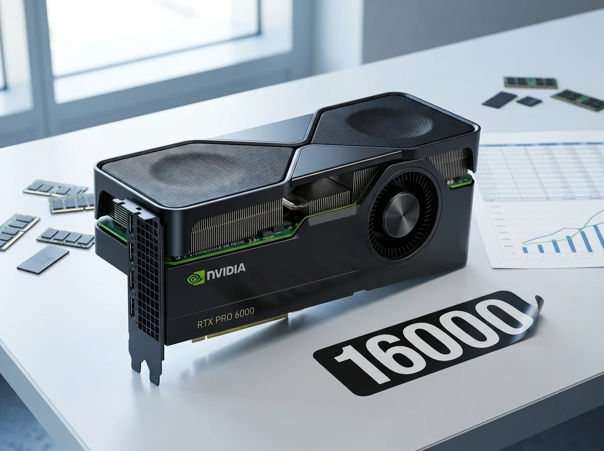 Nvidia RTX Pro 6000 Blackwell workstation GPU price hike to 16000