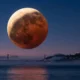 partial lunar eclipse blood moon rising Bay Area Thursday