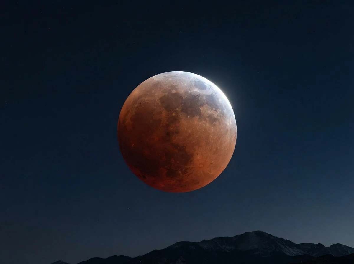 partial lunar eclipse blood red moon Colorado August 2026