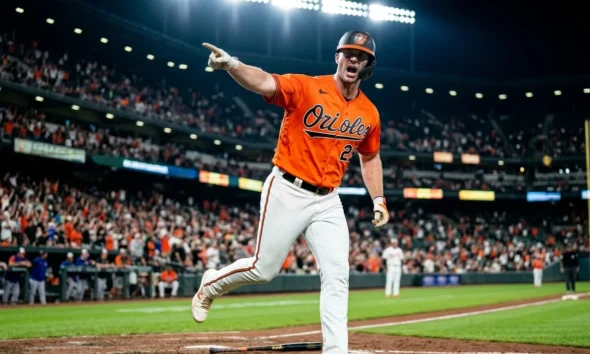 Pete Alonso Orioles foul ball reaction Yankees Camden Yards