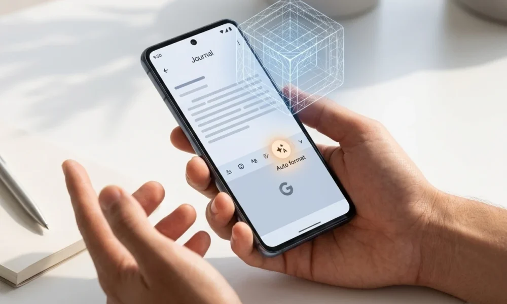 Pixel Journal Auto format Private AI Compute update on phone