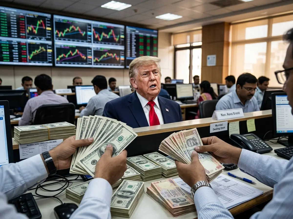 RBI dollar sales hold Indian rupee near 95.23 August 2026