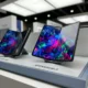 Samsung Wide View OLED panel crease brightness fix prototype