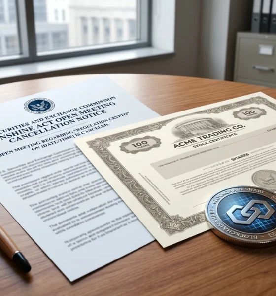 SEC tokenization exemption delay CLARITY Act August 2026