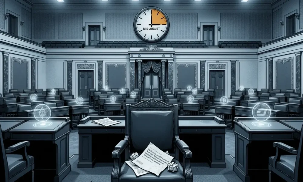 Senate CLARITY Act vote delayed to September by Thune