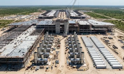 SpaceX Tesla Terafab natural gas plants battery arrays Texas