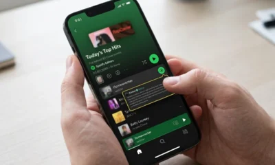 Spotify Playlist Notes feature adding context to tracks on mobile