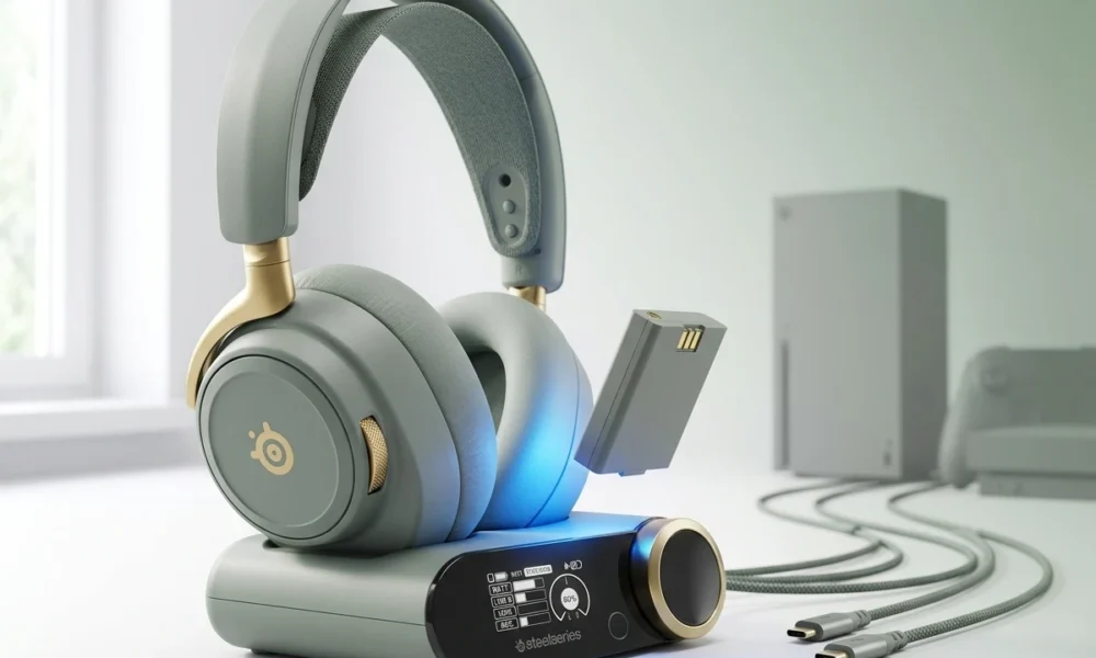 SteelSeries Arctis Nova Elite sage gold gaming headset review