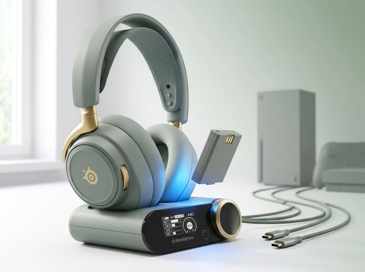 SteelSeries Arctis Nova Elite sage gold gaming headset review