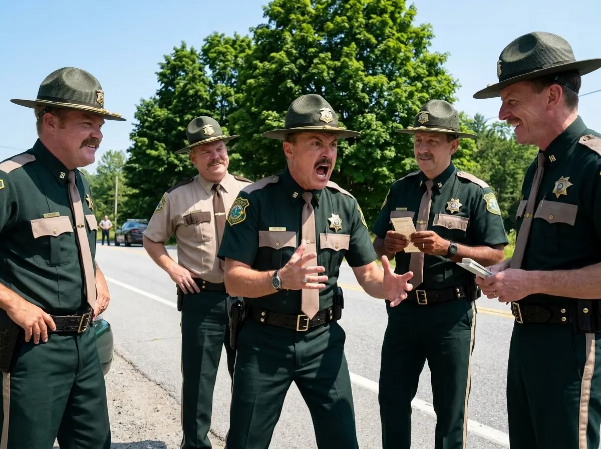 Super Troopers cast real cop encounters Farva Heffernan ST3