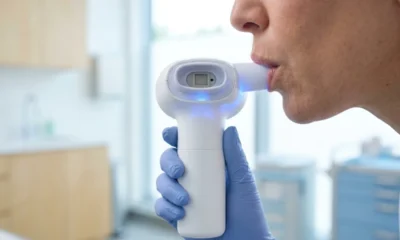 TidalSense N-Tidal handheld COPD breath test device in clinic