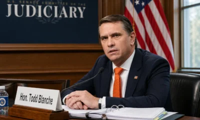 Todd Blanche Senate Judiciary hearing AG nomination fund deal
