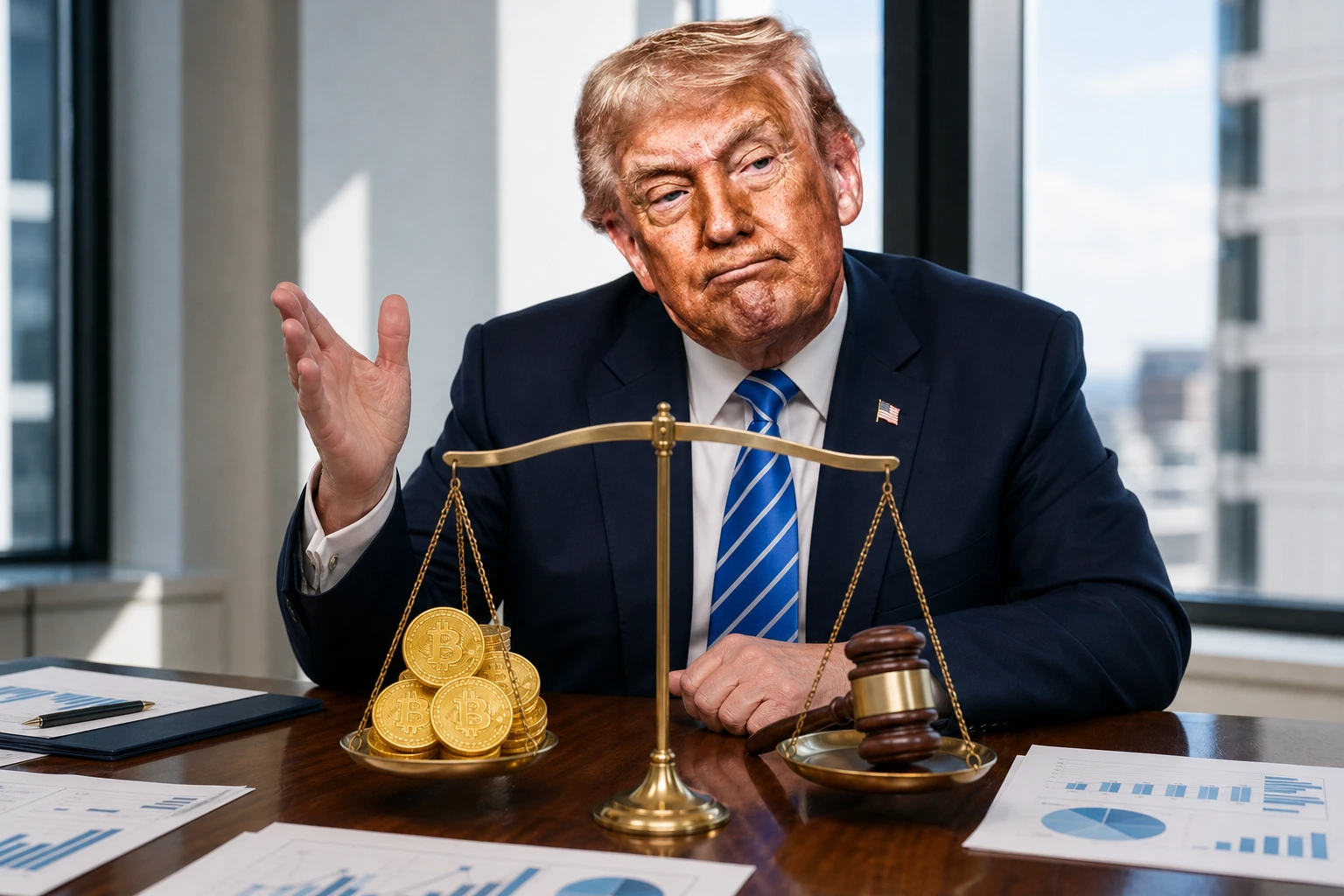 Trump CLARITY Act ethics deal crypto holdings forced sale