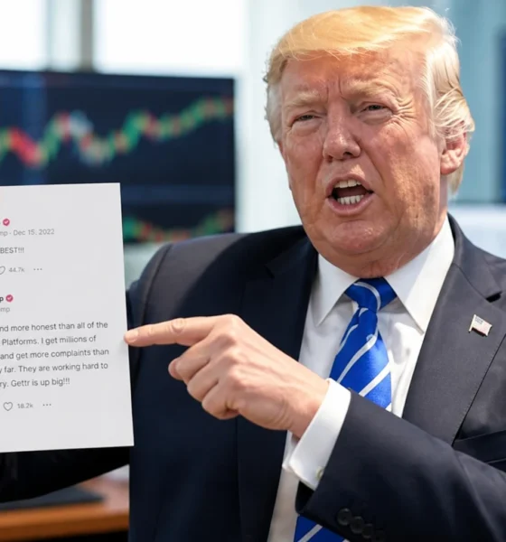 Trump Truth Social API lawsuit early access feed market posts
