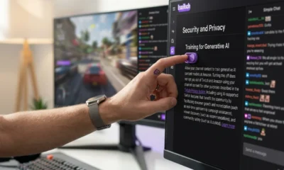Twitch Training for Generative AI privacy toggle opt-out setting
