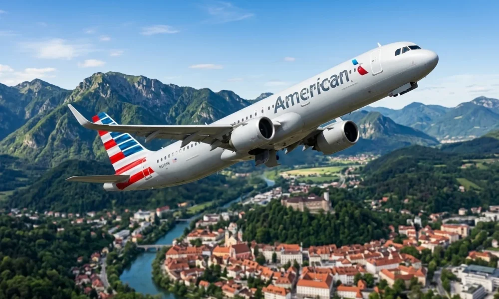 United American new nonstop flights Ljubljana Vienna Porto 2027