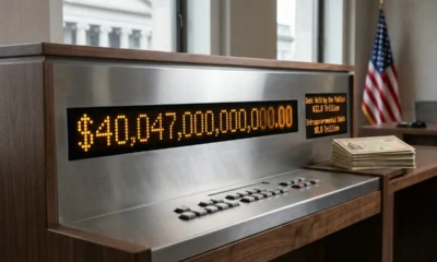 US national debt crosses 40 trillion Treasury data August 2026