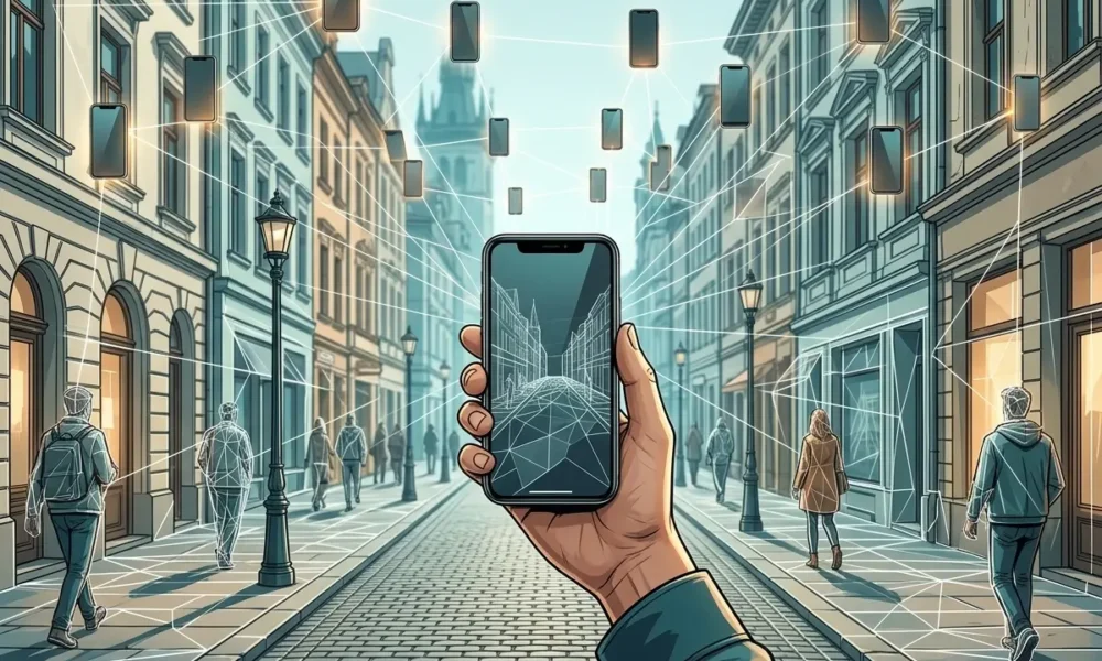 Vangrid smartphone spatial intelligence network Physical AI funding