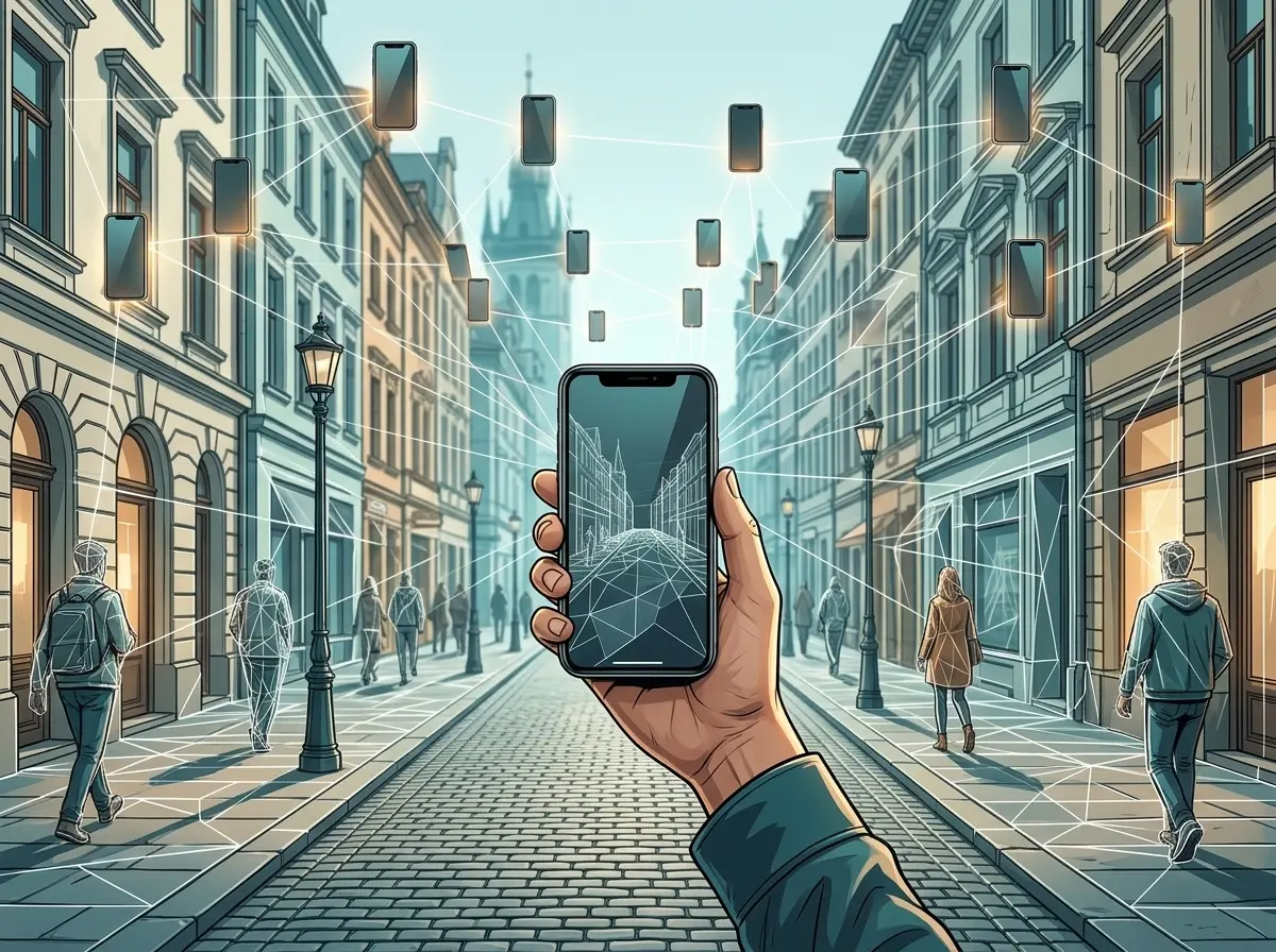 Vangrid smartphone spatial intelligence network Physical AI funding