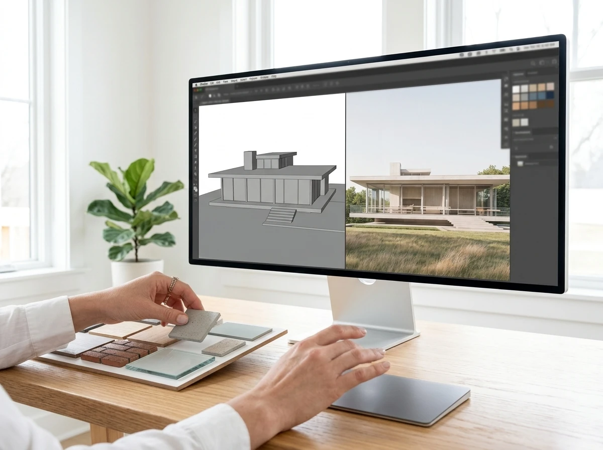 Visoid AI architectural visualization platform funding architects render shift