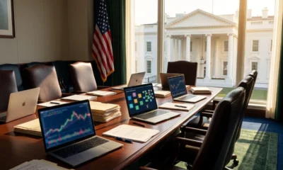 White House crypto prediction market executives meeting August 19
