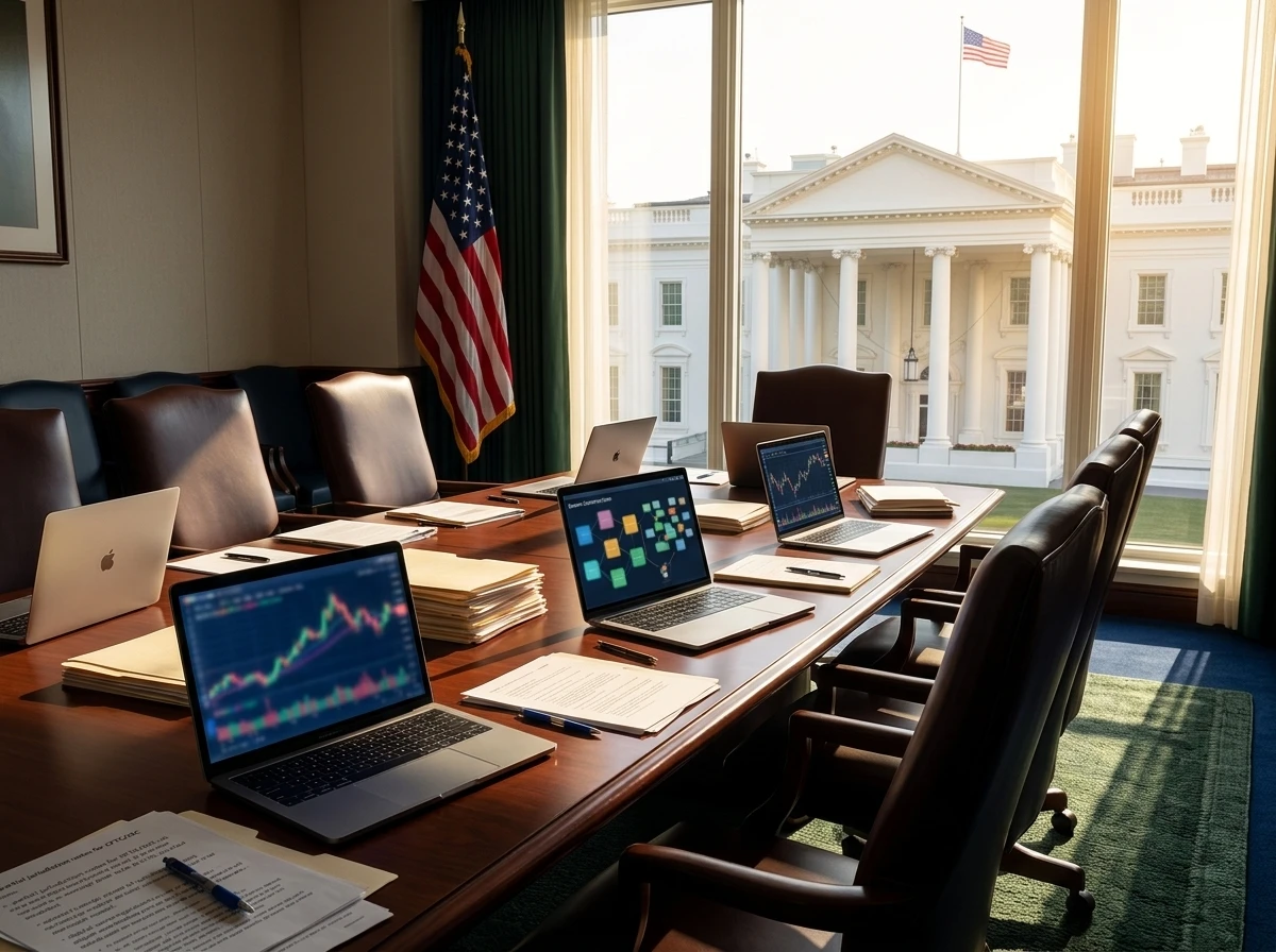 White House crypto prediction market executives meeting August 19