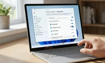 Windows 11 per-app camera microphone location controls desktop programs