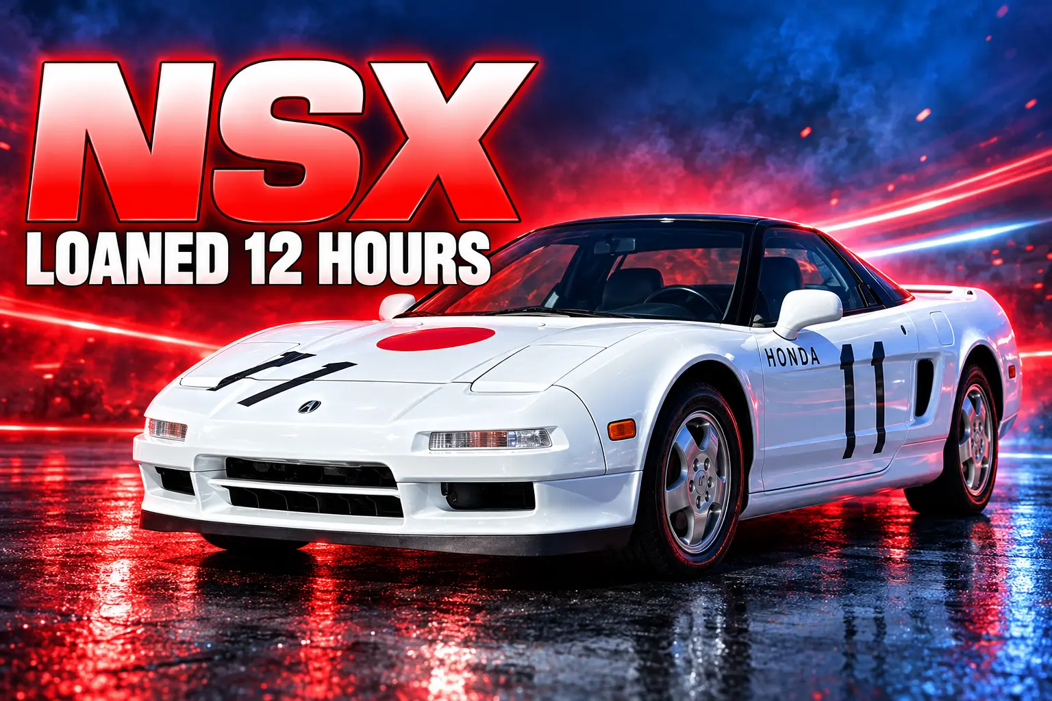 1991 Acura NSX RA272 wrap museum loan drive