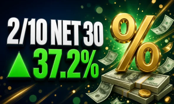 2/10 net 30 early payment discount 37.2 percent yearly