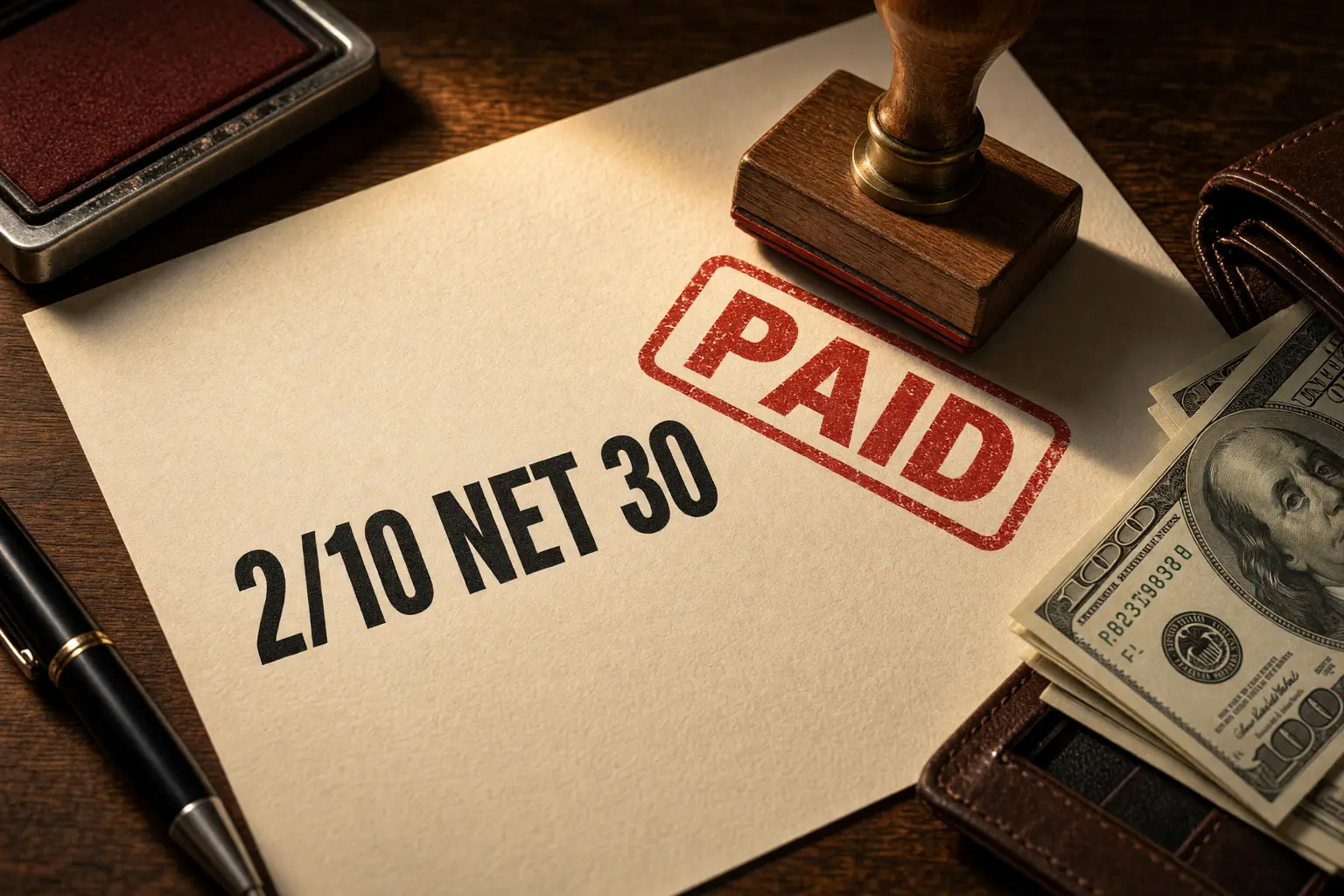 2/10 net 30 early payment discount yearly cost