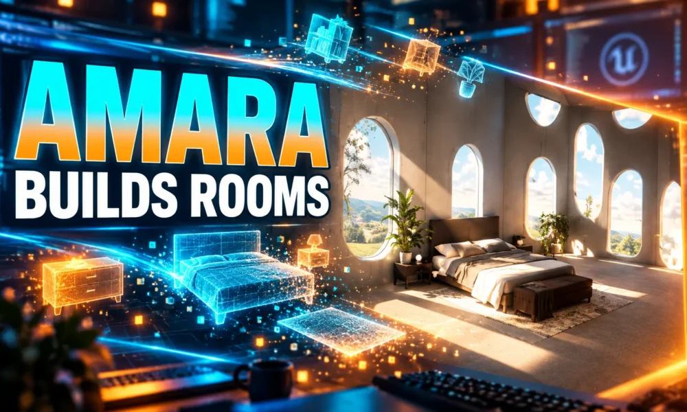 Amara Unreal Engine plugin 3D scene builder