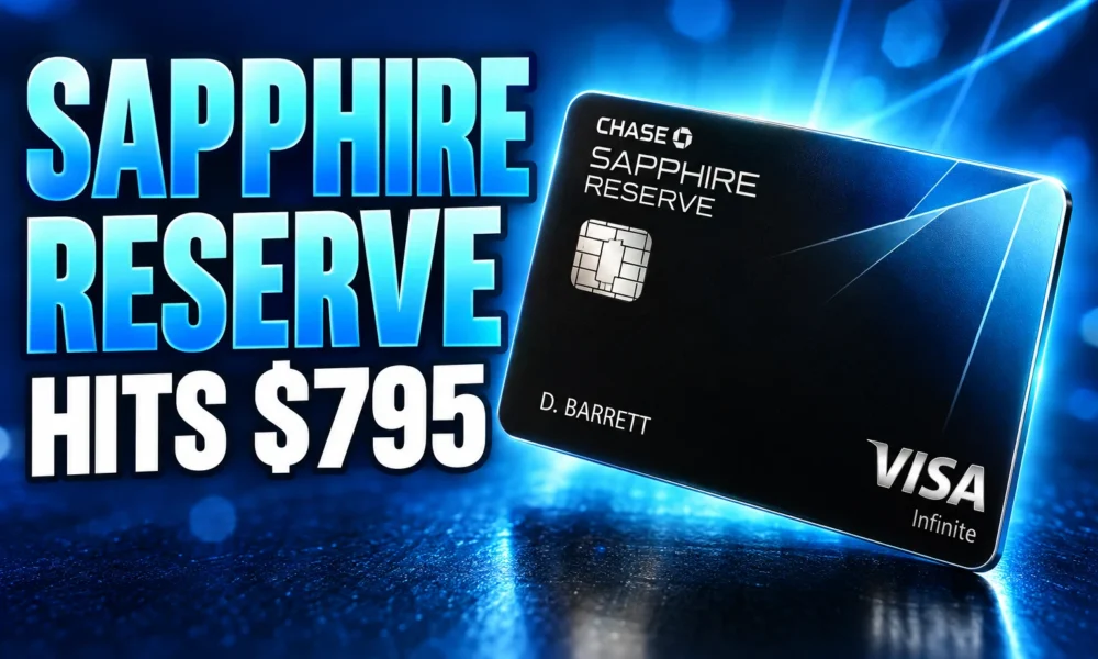 Chase Sapphire Reserve $795 fee Points Boost credits