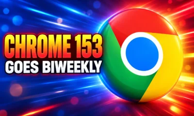 Chrome 153 two week release cycle September 2026