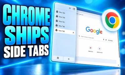 Chrome ships vertical tabs sidebar stable 152