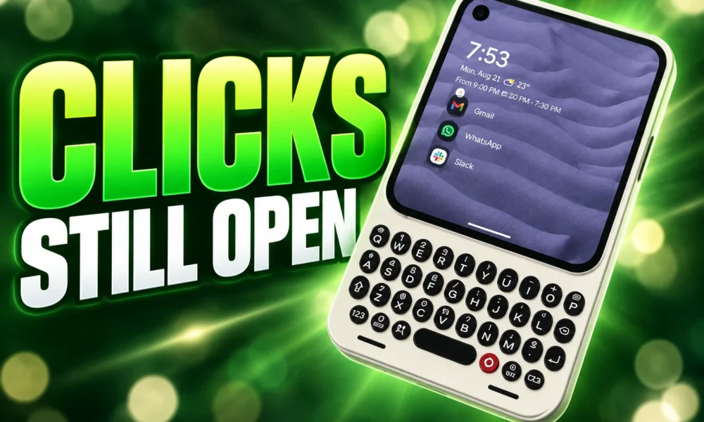 Clicks Communicator Android 17 Q4 shipping status