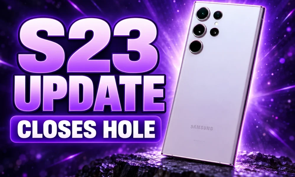 Galaxy S23 May 2026 update closes ADB hole